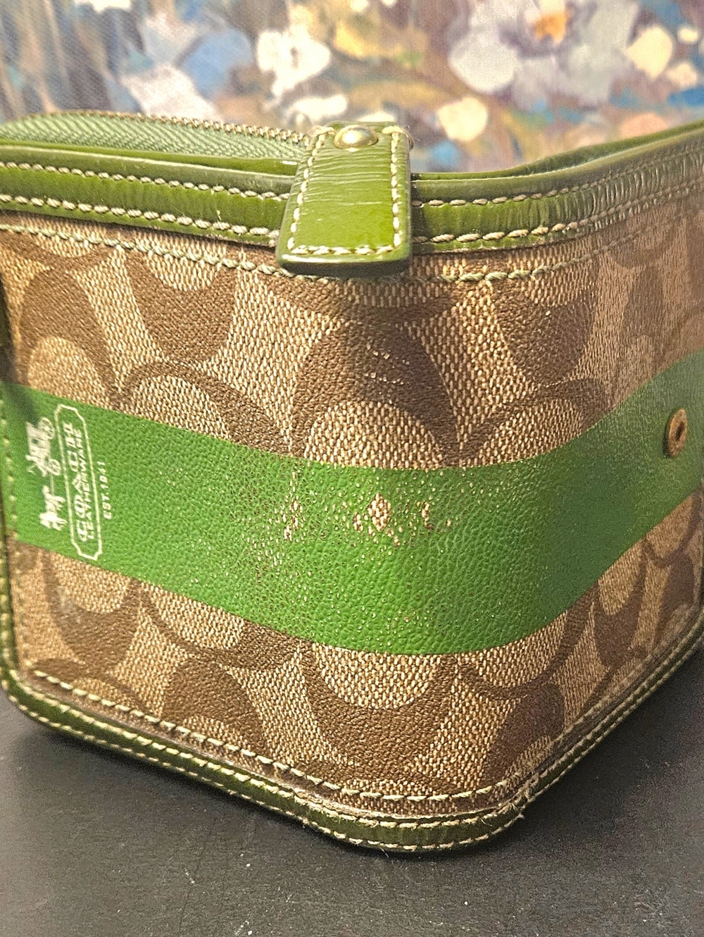 Coach Est. 1941 Heritage Signature Small Zip Wallet - Picture 6 of 12